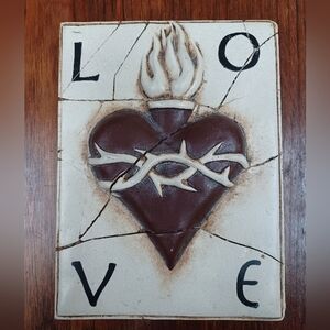 Sid Dickens Memory Block Tile T-19 Sacred Brown Heart (Retired)